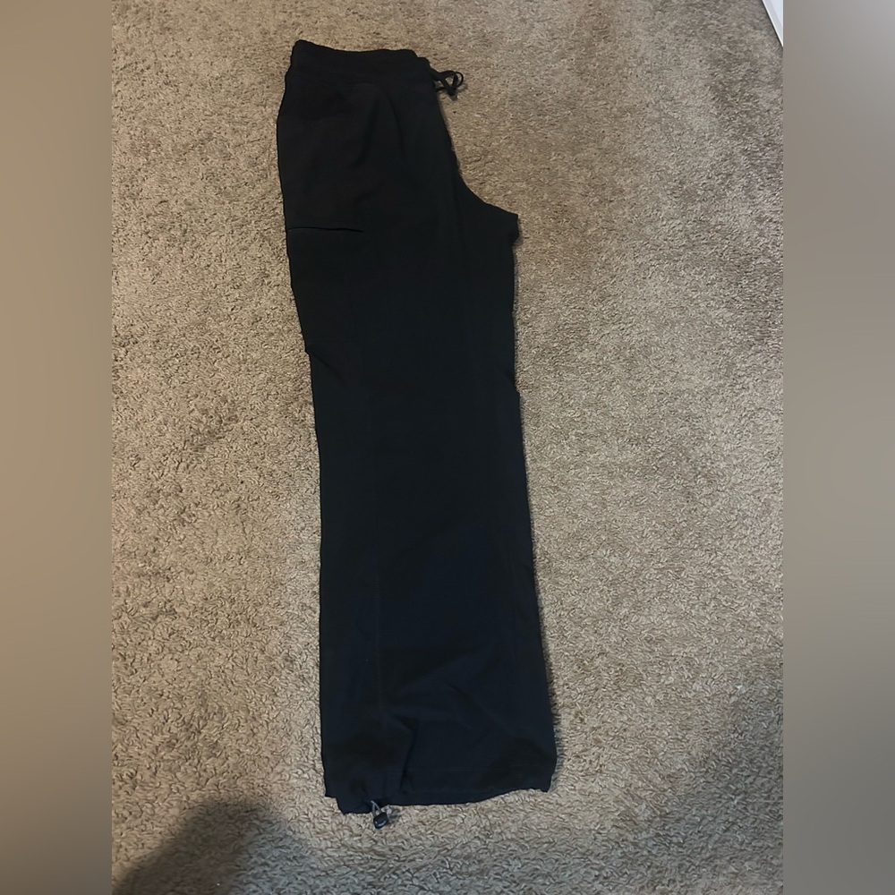 Black Infinity Scrub Pants